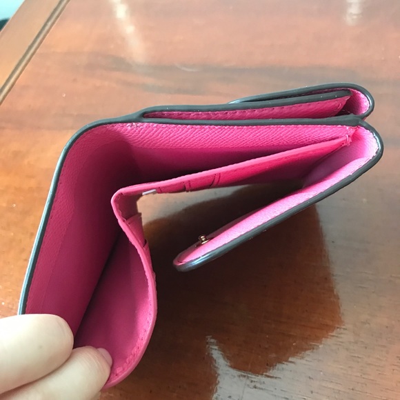 Coach Small Wallet Signature PVC and Leather Khaki - Picture 4 of 5